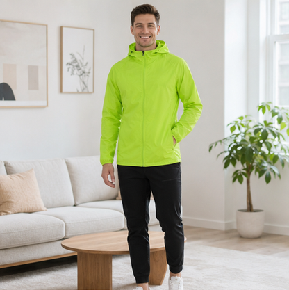 Waterproof Hiking Jacket - Lightweight Windproof Outdoor Raincoat for Men and Women, Camping, Climbing and Travel Adventures