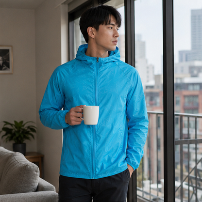 Waterproof Hiking Jacket - Lightweight Windproof Outdoor Raincoat for Men and Women, Camping, Climbing and Travel Adventures