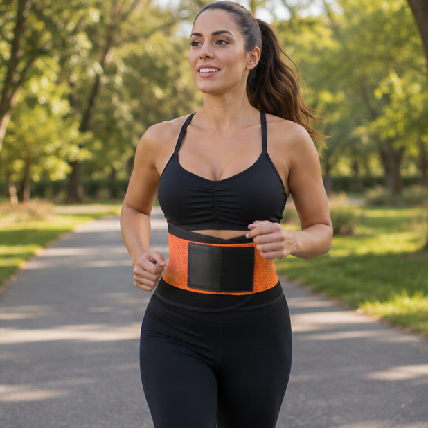 Women's Sauna Waist Trainer Belt – Sweat Enhancing Abdominal Shaper for Fitness Workouts, Belly Support and Slimming