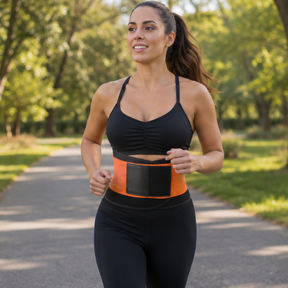 Women's Sauna Waist Trainer Belt – Sweat Enhancing Abdominal Shaper for Fitness Workouts, Belly Support and Slimming
