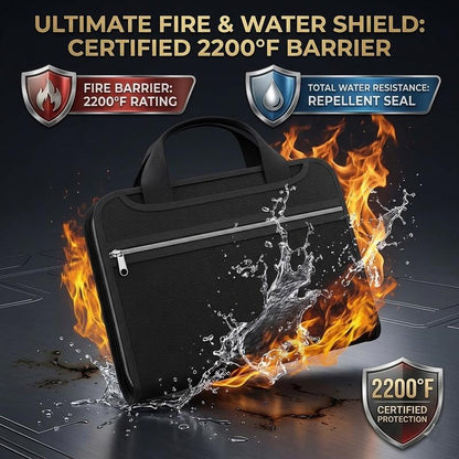 SafeVault™ Fireproof Document Organizer Bag