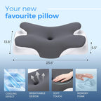 Advanced Cooling Memory Neck Adjustable Pillow