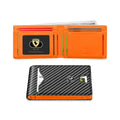 Rfid Blocking Leather & Carbon Fiber Credit Card Holder