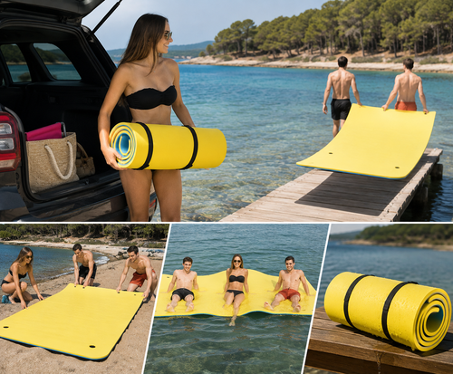 XPE Foam Pool Floating Mat – Tear-Resistant Lightweight Water Blanket with Smooth Surface for Swimming, Relaxing, Beach Trips and Outdoor Recreation