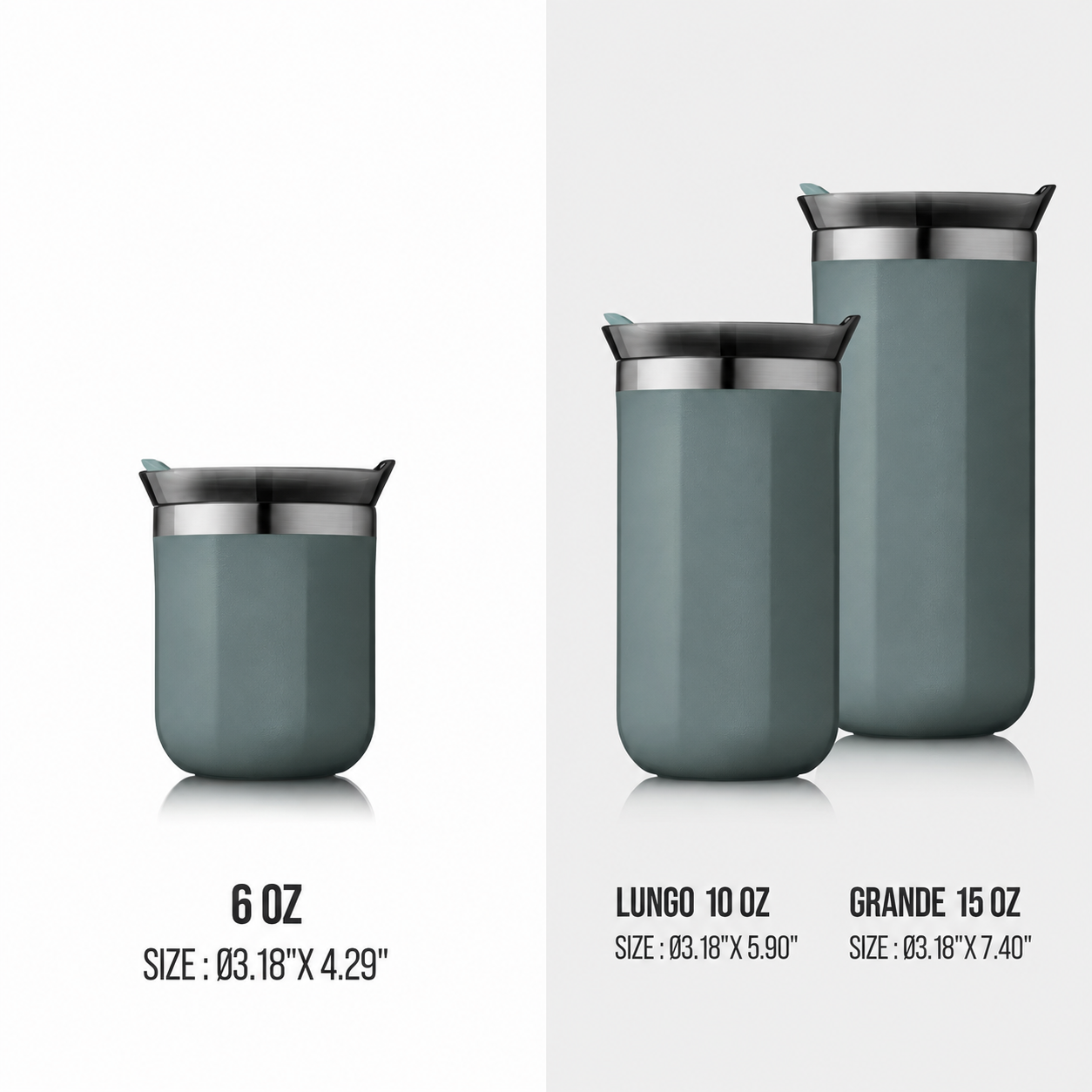 Vacuum Insulated Coffee Mug – Double-Wall Stainless Steel Travel Tumbler with Leakproof Lid for Hot & Cold Drinks, Commuting and Outdoor Travel
