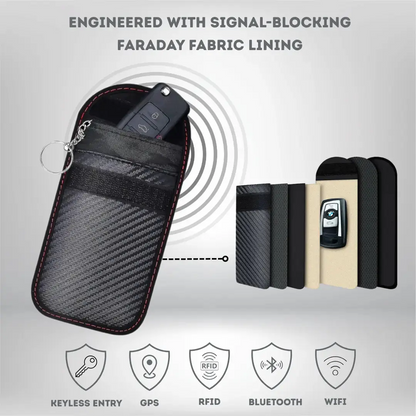 KeyShield Signal-Blocking Faraday Key Pouch