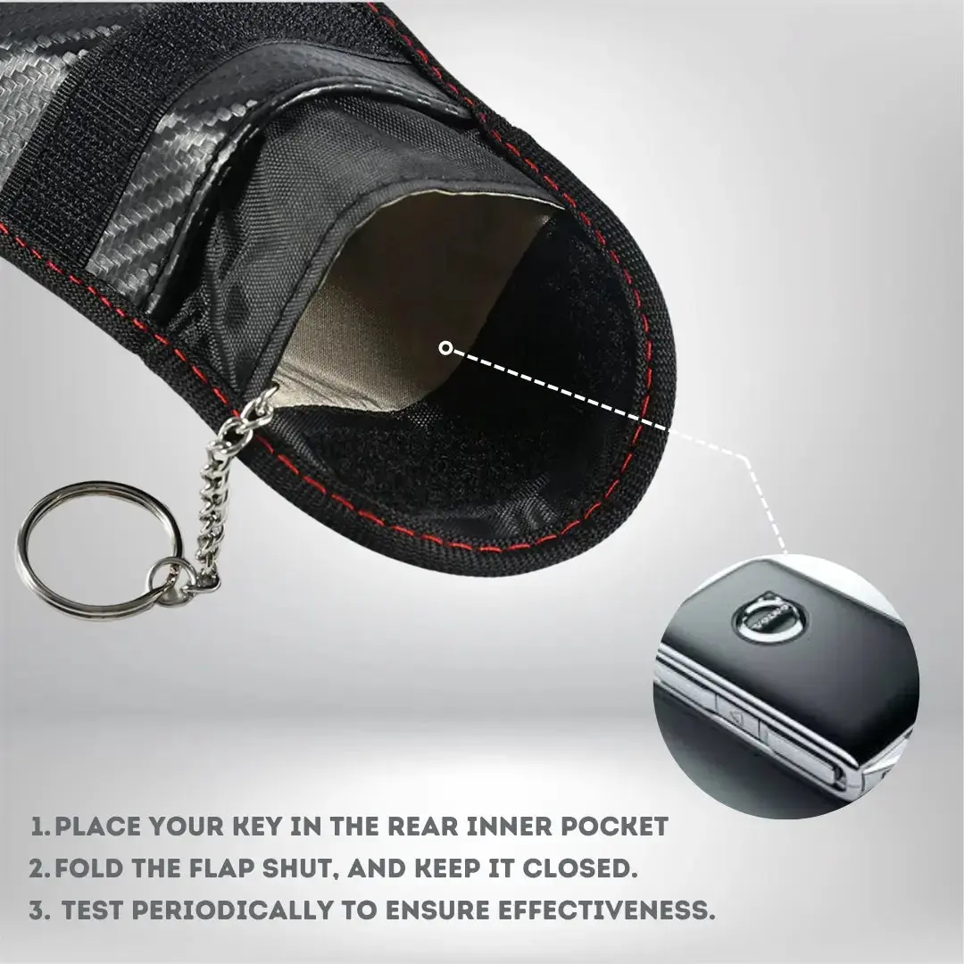 KeyShield Signal-Blocking Faraday Key Pouch