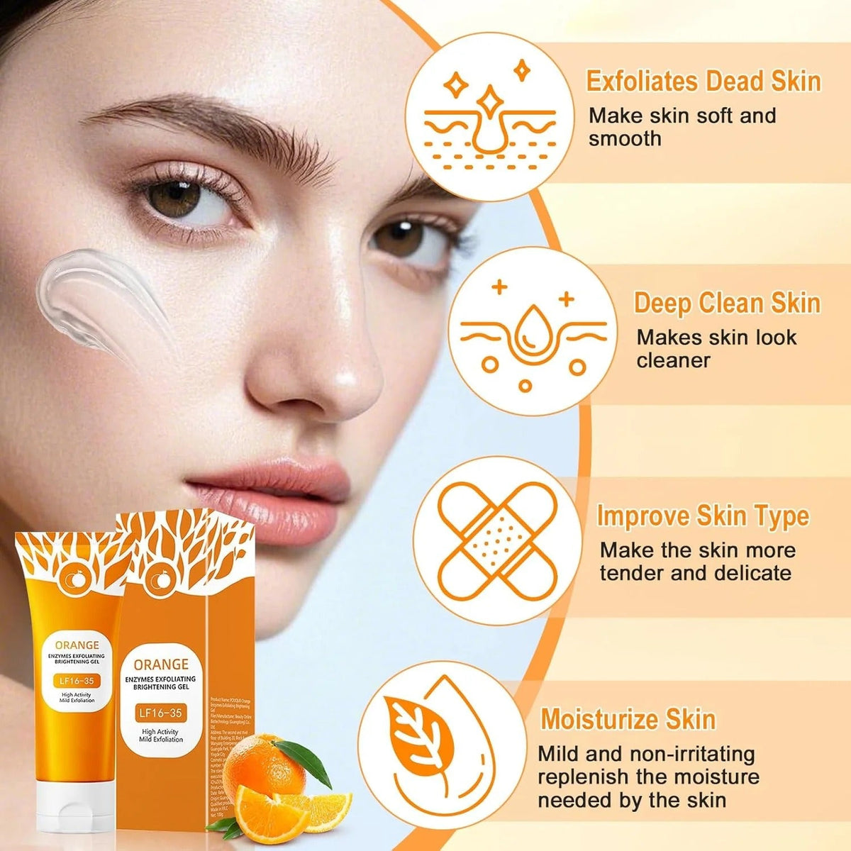 Orange Enzyme Exfoliating Gel