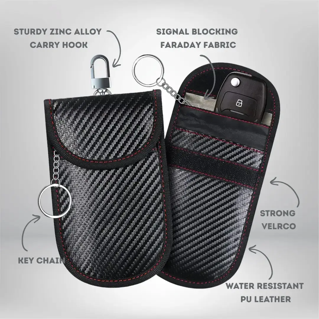 KeyShield Signal-Blocking Faraday Key Pouch