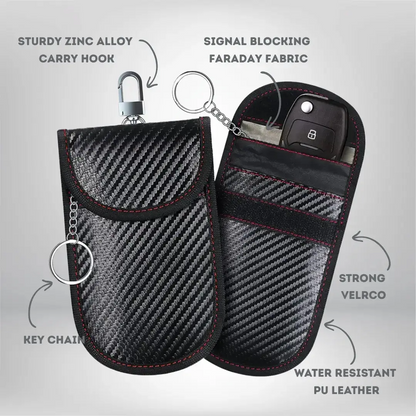 KeyShield Signal-Blocking Faraday Key Pouch