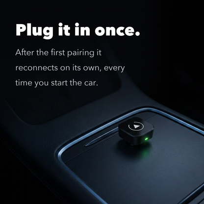 Wireless CarPlay & Android Auto Adapter – 2-in-1 Dongle That Turns Factory Wired CarPlay Into Wireless