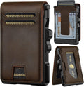 Men’s Slim RFID Leather Wallet with Pop-Up Card Holder