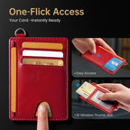 Slim RFID Blocking Credit Card Holder Wallet for Men and Women