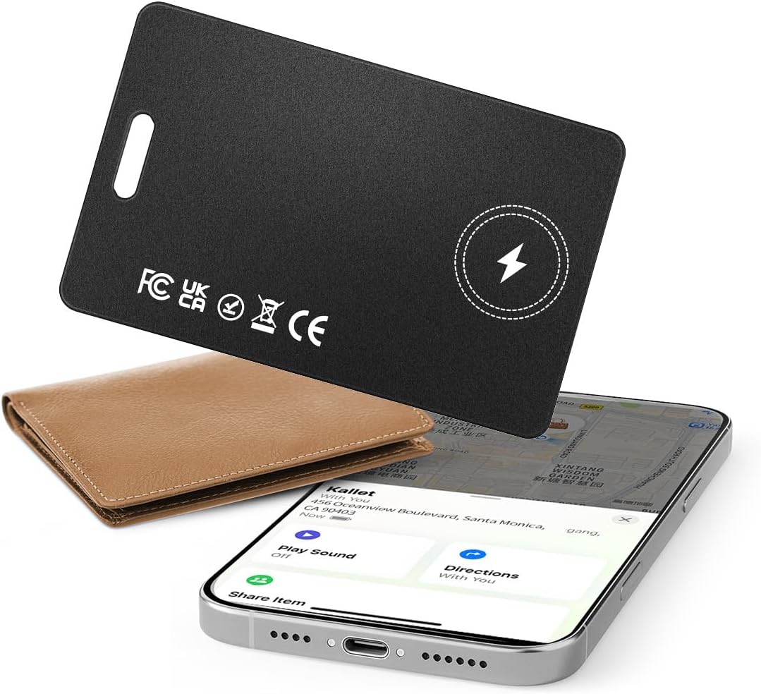 Smart Wallet Tracker Card (iOS Only)