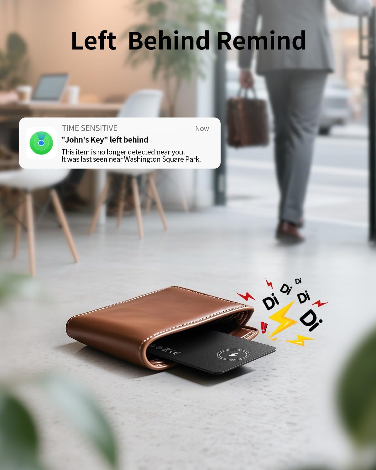 Smart Wallet Tracker Card (iOS Only)
