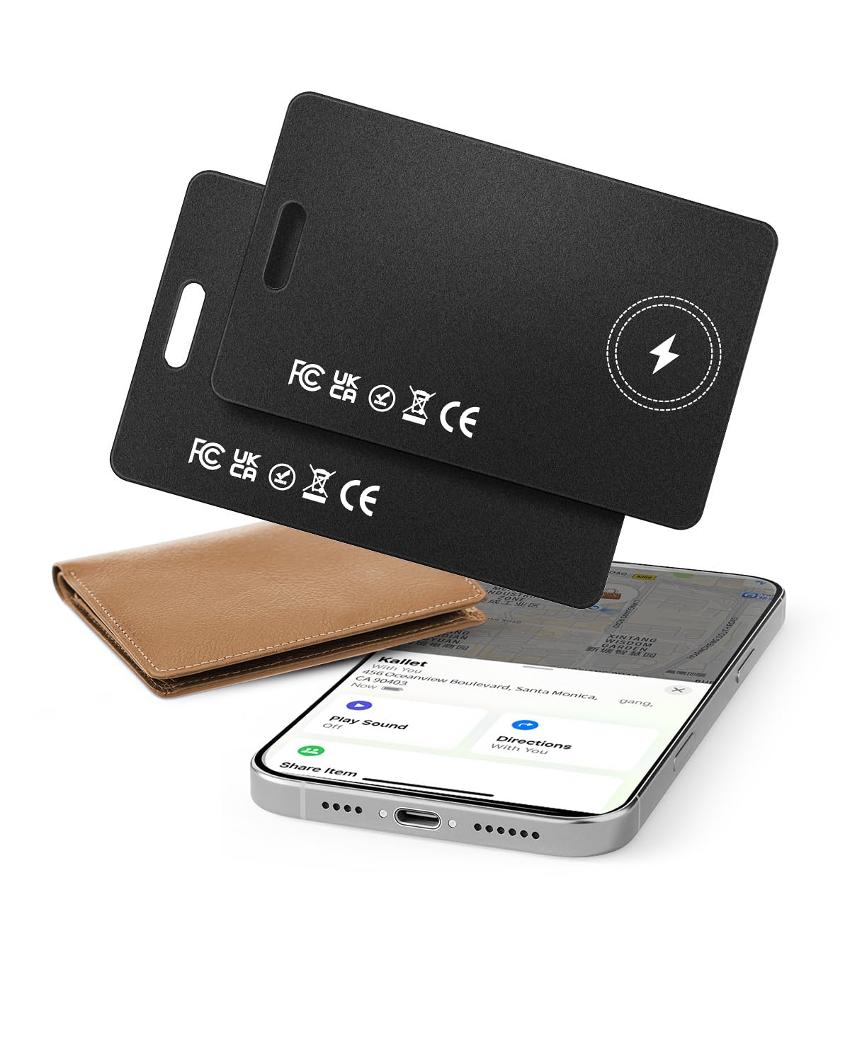Smart Wallet Tracker Card (iOS Only)